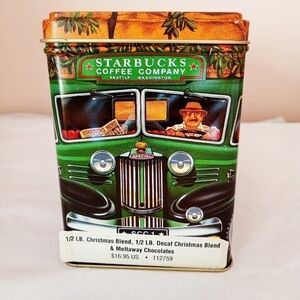 Starbucks Coffee Company Tin Collectors England New Tags Gift U.K.